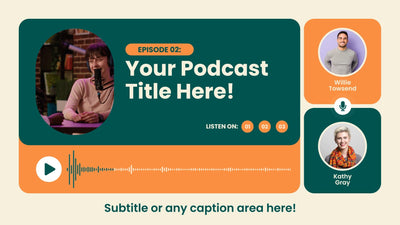 Modern Podcast Talkshow Speaker Guest Audio Wave Promo 05