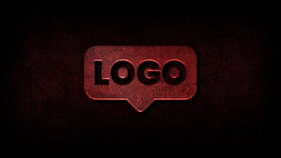 Dark Grungy Red Superhero Logo Reveal