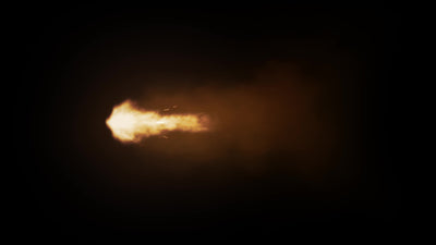 Gun Muzzle Flash Fire Arm AK47 04