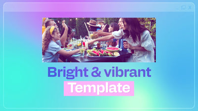 Virbant Digital Computer Window Bright Colorful Internet Intro Opener