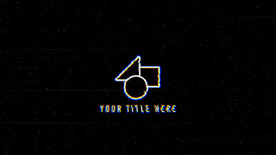 Glitch Strobe Grime Logo Reveal