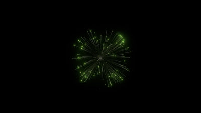 Green Fireworks 02