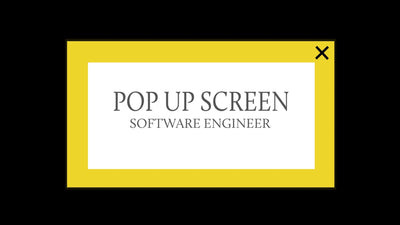 Retro Computer Old School Pop Up Window Lower Third 03