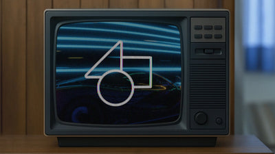 Old CRT TV Retro Zoom In Custom Logo Intro Opener