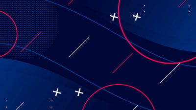 Modern Wave Shape Fun Elements Animated Background Variation 09