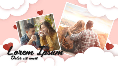 Love Valentine Couple Romantic Hearts Slideshow Wedding 03