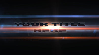 Fast Racing Headlight Furious Big Text Title
