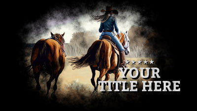 Western Cowboy Game Intro Screen Opener