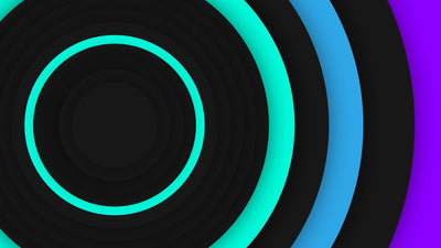 Light Switching Color Circles Urban Animated Background