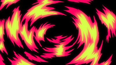 Stylized Flame Fire Overlay Animated Hot 10