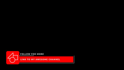 Simple Social Media Lower Third
