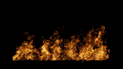 Flame Burning Hot Ground Fire 08