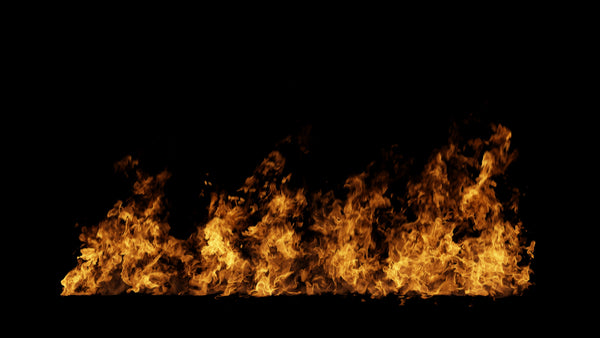 Flame Burning Hot Ground Fire 08