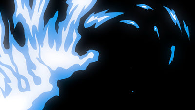 Stylized Flame Fire Overlay Animated Hot 08
