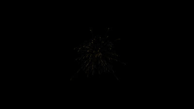 Firework Element Transparant Gold 01