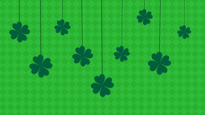 Saint Patricks Day Leprechaun Clover Green Festive Background