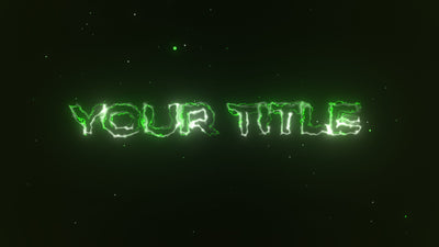 New Style Charged Electric Powerful Text Title Intro Variation