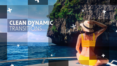 Modern Urban Square Rectangle Dynamic Slideshow Crosses Presentation