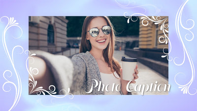 Beautiful Elegant Royal Soft Curly Slideshow Template
