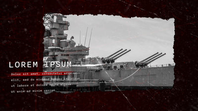 Old World War Sepia Duotone Slideshow Documentary 02