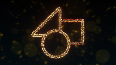 Golden Shiny Festive Celebration Firework Particles Logo Reveal