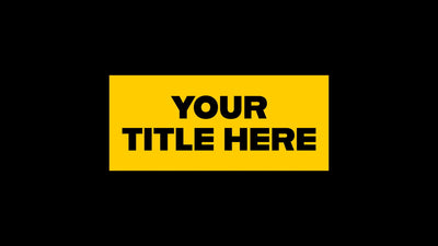 Modern Simple Box Text Reveal Title Intro