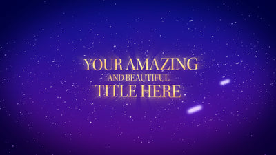 Dreamy Magical Floating Dust Particles Shiny Rays Title Intro