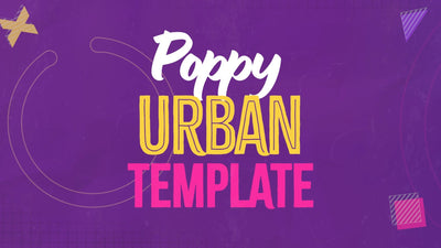 Poppy Urban Colorful Shapes Modern Playful Joy Intro Opener