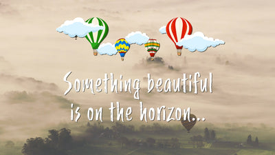 Quote Text Animation Horizon Hot Air Balloon Title Intro
