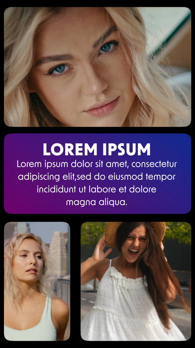 Social Media Story Post Multi Panel Image Template 06
