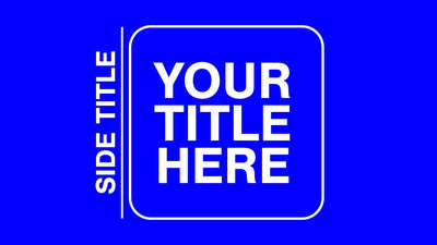 Simple Clean Outlined Boxed Text Reveal Intro Title