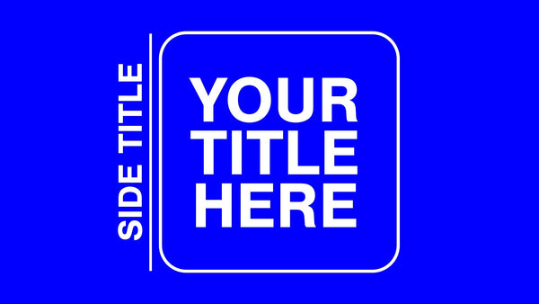 Simple Clean Outlined Boxed Text Reveal Intro Title