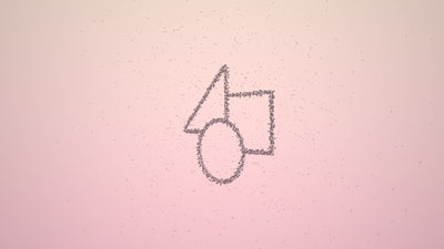 Pastel Soft Particles Forming Morph Logo Reveal Intro Animation