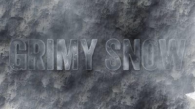 Stormy Snow Reveal Grime Text Windy Cold Title Intro