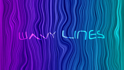 Wavy Liquid Lines Funky Text Title Intro