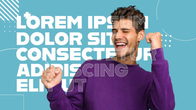 Animated Billboard Commercial Text Cards