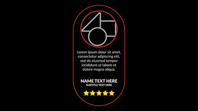 Gaming Review Testimonial Infographic Animated Panel