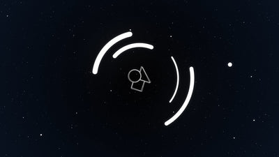 Modern Style Logo Reveal Space Clean Stars Kinetic Line Animation