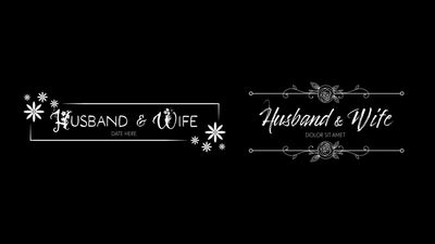 Wedding Title Hand Drawn Beautiful Screen Romantic Love 15