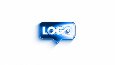 Modern Shiny Metallic Logo Reveal Clean Style