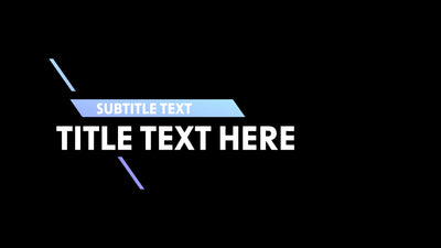 State Of The Art Gradient Clean Modern Lower Third