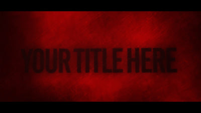 Horror Grunge Smear Dark Moody Scary Heavy Title Intro