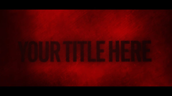 Horror Grunge Smear Dark Moody Scary Heavy Title Intro