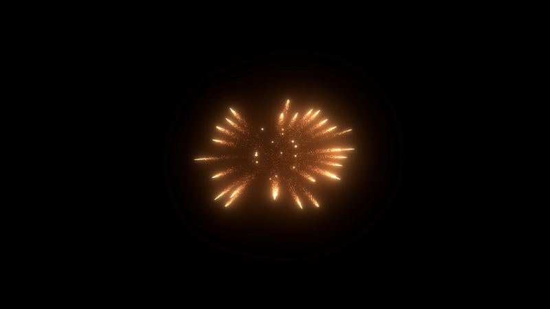 Firework Element Glow Gold 07
