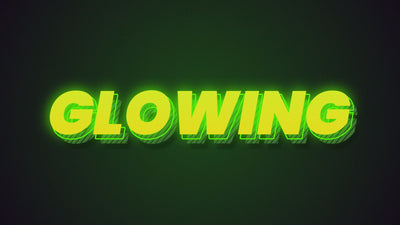 Neon Modern Glow Bold Text Intro Opener Shine Light 01