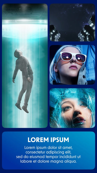 Social Media Story Post Multi Panel Image Template 04