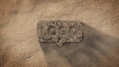 Sand Dune Sandstorm Beach Dusty Logo Reveal