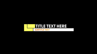 Professional Bright Accent Color Echo Title Reveals