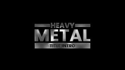 Rough Metal Text Scratch Realistic Metalic Title Intro 05
