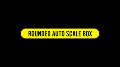 Modern Auto Scale Rounded Corner Shape Text Lower Third Title